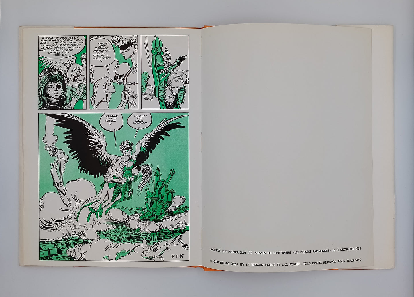 Barbarella 1: édition originale 1964 Jean Claude Forest/Le Terrain Vague